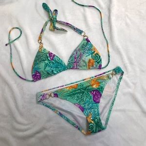VS Swim Tropical String Bikini Top and Bottom